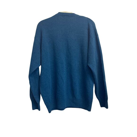 Virgin Wool Blue Valentino Sweater - Picture 3 of 6